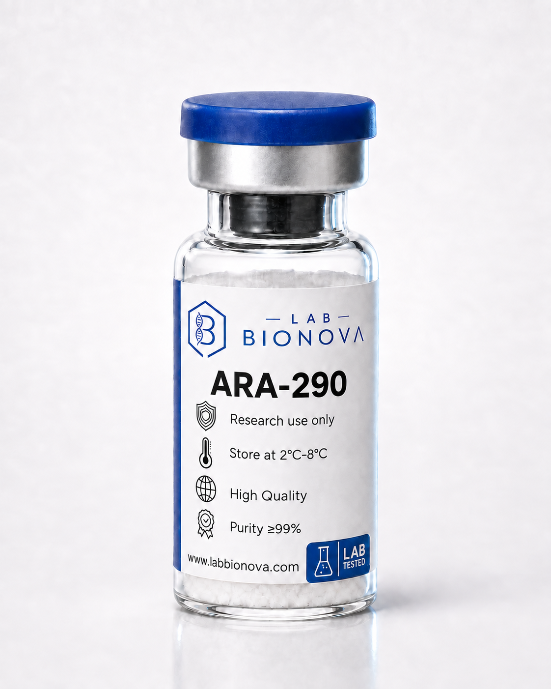 Protocolo ARA-290 (cibinetida) 5mg + Agua Bacteriostática 3ml