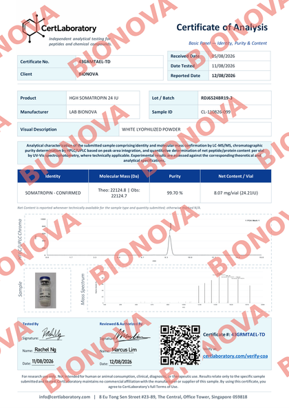 Certificado COA