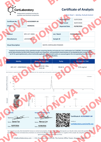 Certificado COA