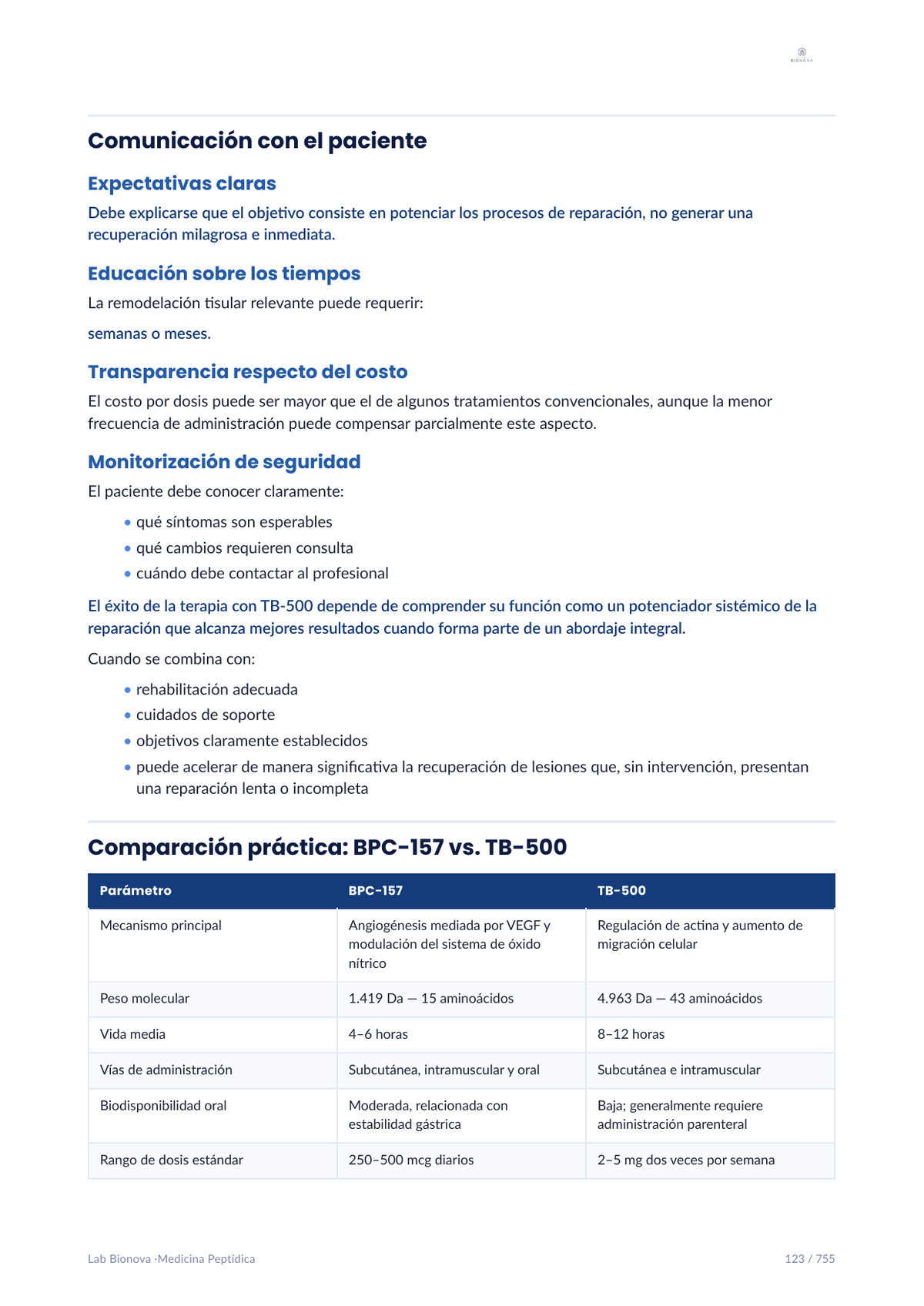 Manual "Medicina Peptídica" / "Ciencia clínica, mecanismo y aplicación terapéutica de precisión"