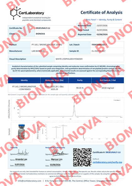 Certificado COA