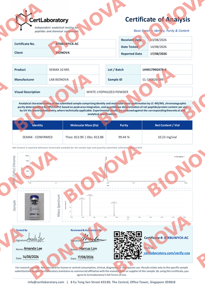 Certificado COA
