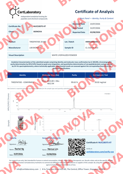 Certificado COA